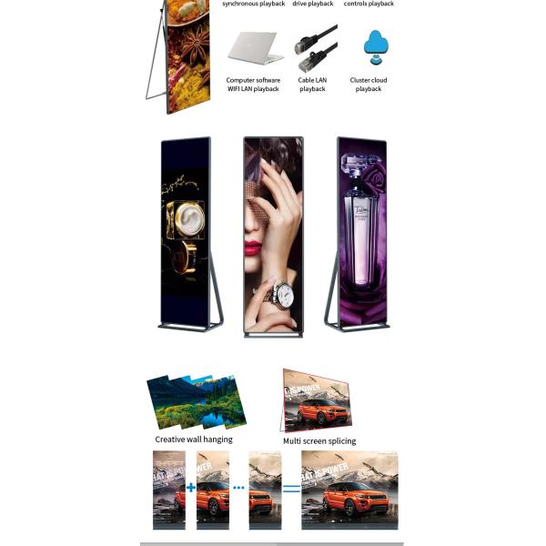 Commercial LED Advertising Displays Screens OEM ODM Custom Digital LED Poster Solutions