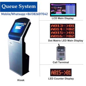 Buy cheap Bank/Hospital/Clinic/Phamacy Wired and Wireless Touch Screen Ticket Dispenser from wholesalers