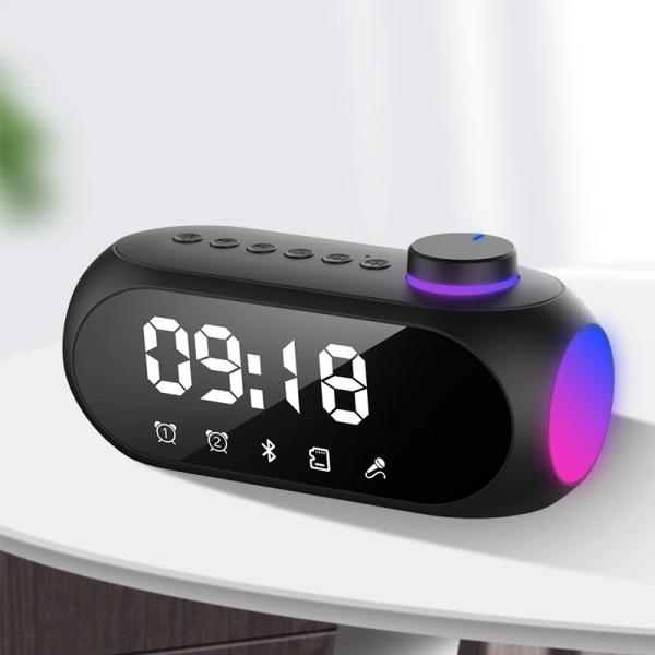 Cheap Digital Display Dual Alarm Clock Speaker Portable and Wireless for Home or Office for sale