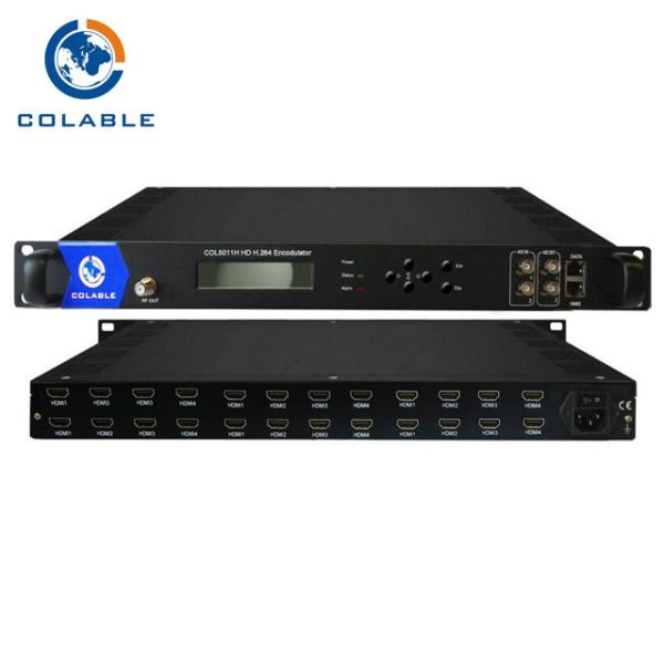 Cheap Colable DVB T Encoder Modulator COL5011H 12 Channel HDMI To COFDM Encodulator for sale