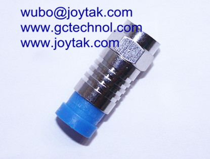 F Compression Connector universal type for RG6 Coaxial Cable connector waterproof