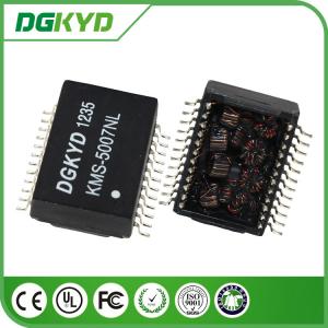 Quality High Voltage Safety 24 PIN Power Ethernet Transformer SMD for 1000BASE wholesale