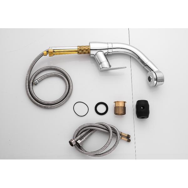 CE Pull Out Kitchen All Copper Washroom Basin Faucet