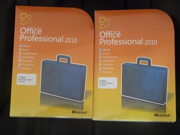 Cheap Full Version Microsoft Office 2010 Professional Retail Box 1 Ghz Processor for sale
