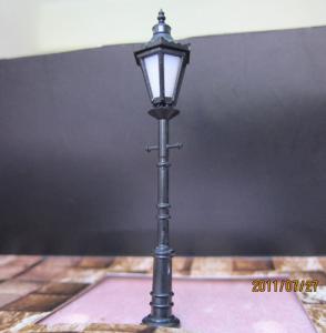 Quality classic courtyard lamp---model lamp pole,HO model train layout pole,1:87 light,classical yard lamppost，copper lamppost wholesale