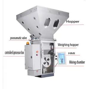 Multi Component Gravimetric Batch Blender Raw Materials Blending Gravimetric