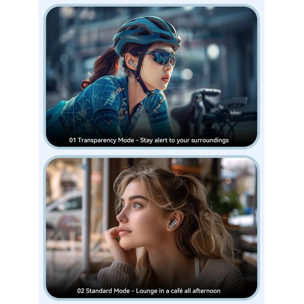 ESSAGER ES-06 Series TWS Wireless Earphones Noise Cancelling Earbuds Waterproof