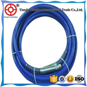 China SAE 100 R7 synthetic fiber reinforced orange cover thermoplastic hydraulic rubber hose on sale