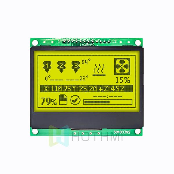Cheap 3.0" LCD 128x64 Graphic LCD Display | STN Positive Display | Yellow-Green Backlight | ST7565R | SPI arduino for sale