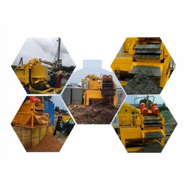 Hydrocyclone 90TPH Desander Machine Mud Sand Separating Machine