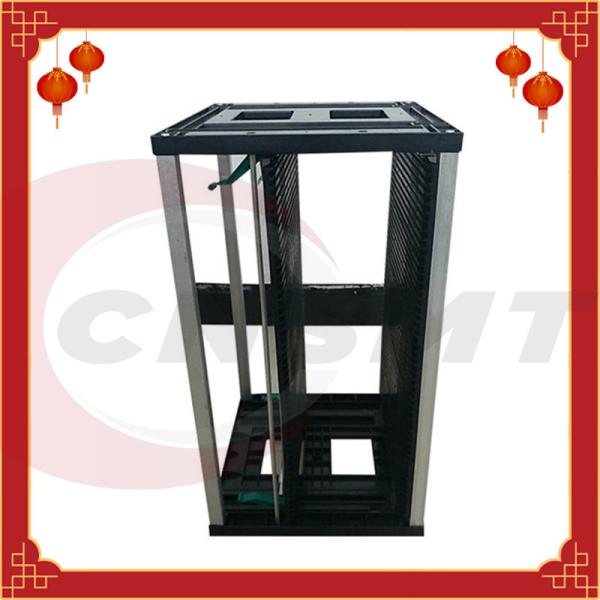 Black 109Ω ESD PCB Magazine Rack 250mm Right To Left Customize