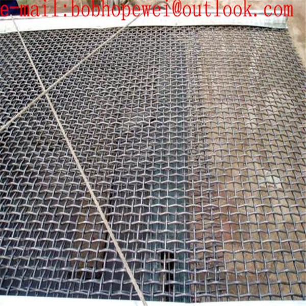 Cheap Waven And Galvanized Crimped Wire Mesh/high tensile stainless steel slot weaving crimped wire mesh for mining sieve scre for sale