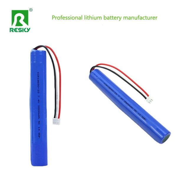 Power Lithium Battery 7.4V 2000mAh 14.8wh 5C Rechargeable Battery Pack For RC Car & Robot
