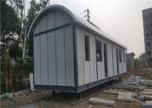 Quality Prefab Light Steel Frame Mobile Home With Arched EPS Sandwich Panel Roof wholesale