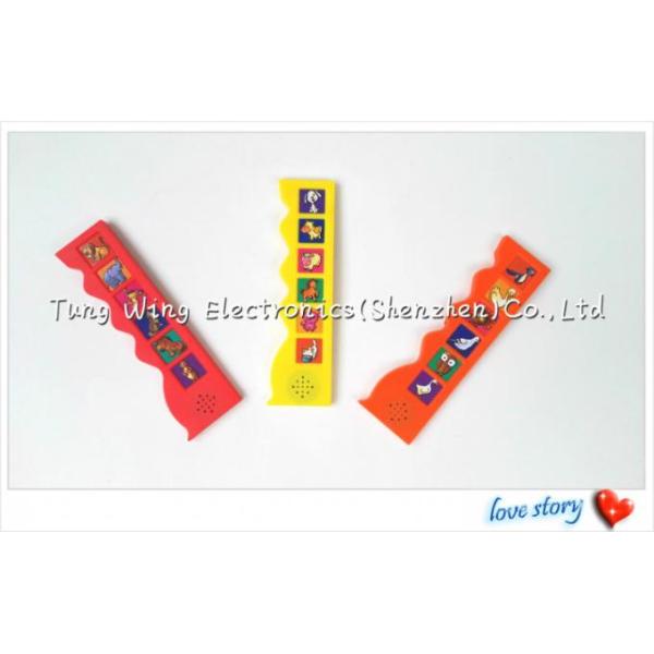 Educational Red 8 Button Small Sound Module Voice Recordable For Baby Sound Books