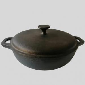 Quality Cast Iron Round Sukiyaki Pot Nonstick Coating Casserole Cooking Gas Charcoal wholesale