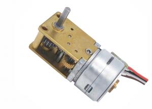 Quality Customized Shaft Micro Stepper Motor 18 Degree Diameter 15mm With Worm Gear Box wholesale
