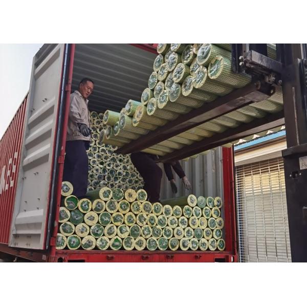 3 Feet Width 50ft Welded Steel Wire Mesh Plastic Coated Garden Fencing