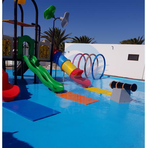 Aqua Park Water Playground Slides LLEPE Small Commercial Water Slide Customized