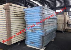 China Tongue and groove PU sandwich panels for cold room, camlock included polyurethane sandwich panels for freezer on sale