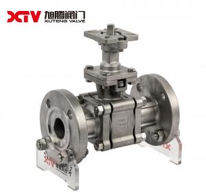 China 3PC Flange Ball Valve Stainless Steel Full Port for Water Media within Q41F-PN64 on sale