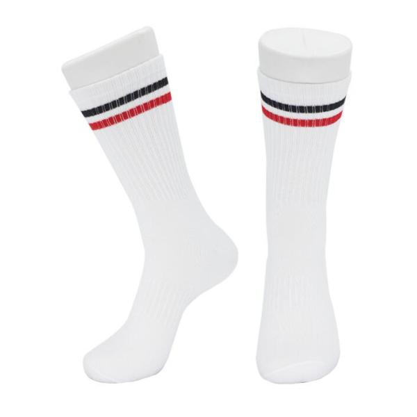 2021Top Manufacturers customized low high cut football socks mens fashion socks accept the customer logo