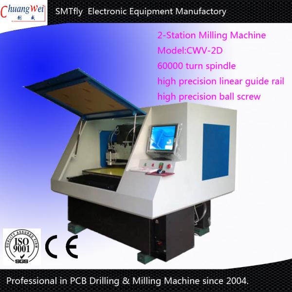 Cheap 2-Station CNC Drilling And Milling Machine Pcb Routing Machine for sale