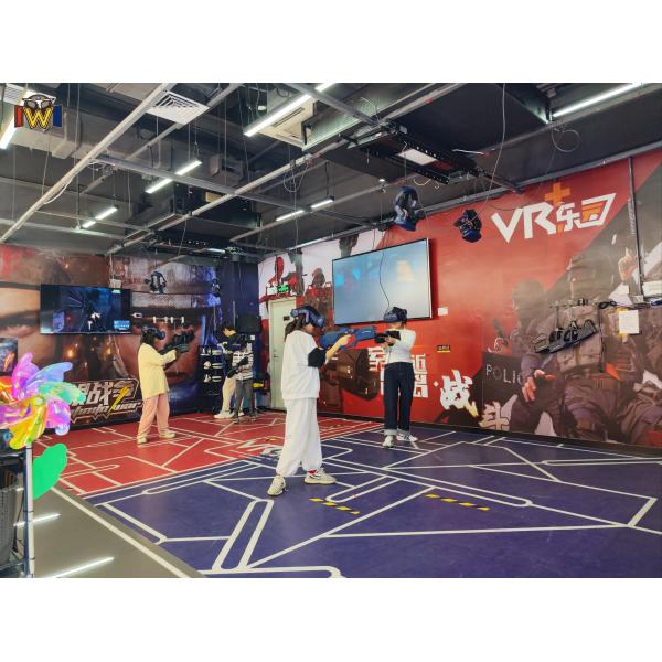 XR Arena VR Game with Interactive Gun Controllers