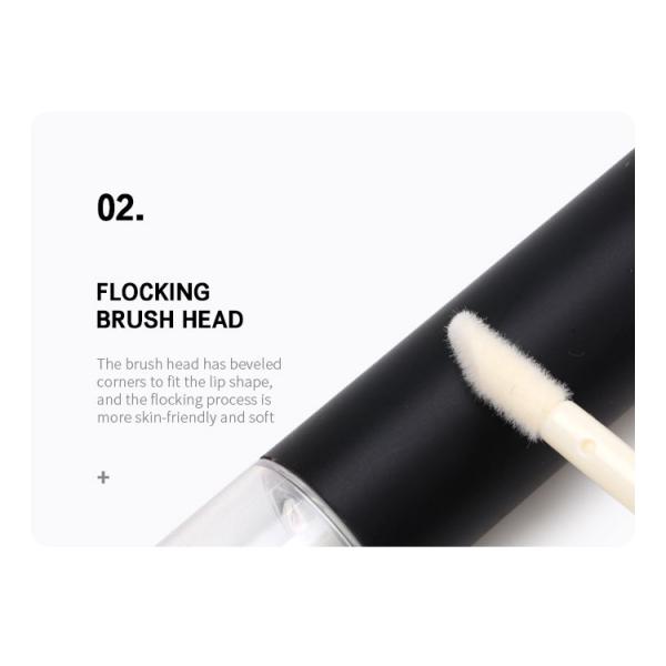 Eco Friendly 3ml 20ml Square Lip Gloss Tubes Plastic Custom Color