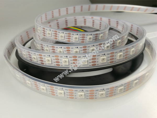 addressable RGB 60 led 5v led pixel strip sk9822 apa102