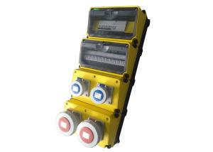 CJ Series CJ48 Step Portable Distribution Box 4 Layers Installed with Industrial Plug and Socket And MCB AC 380V