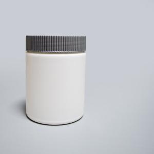 Quality 500ml clear PET plastic grip square food jar,coffee bean square plastic PET jar with screw cap wholesale