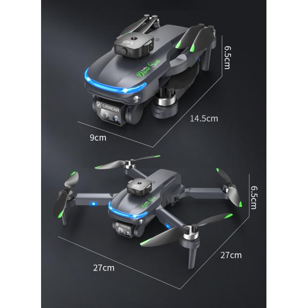 S118 Drone With 4k Dual Camera 5g Wifi 360 Obstacle Avoidance Fpv Brushless Motor Rc Quadcopter Mini Drone Professional