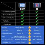 2025 XTOOL D8W WIFI OBD2 Scanner Car Diagnostic Tool With ECU Coding Active Test