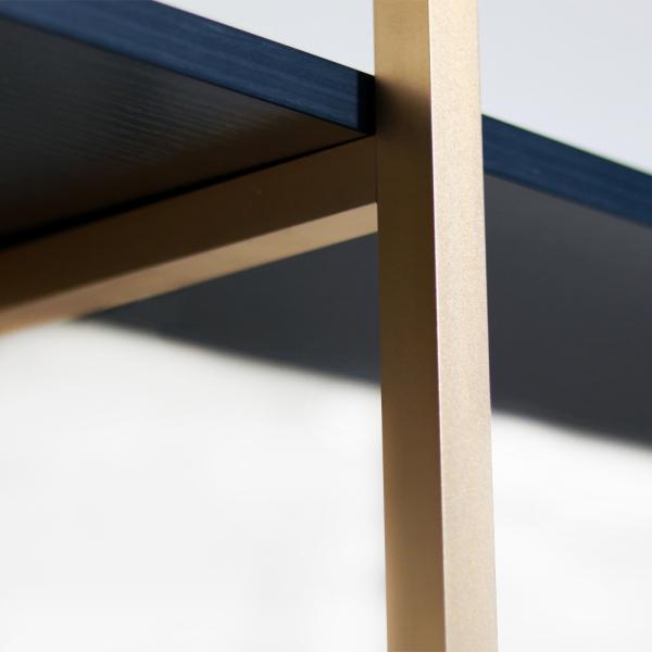 SGS 1650mm Height 3 Layer Aluminum Frame Wall Bookshelf