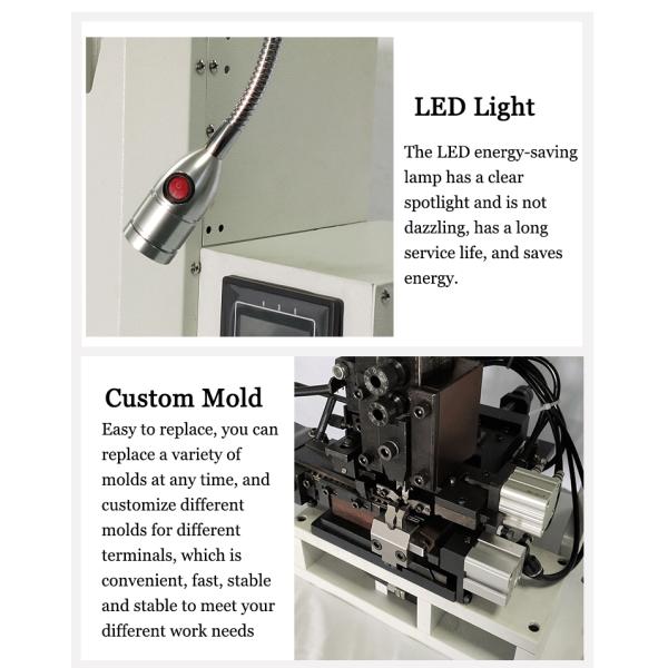 Automatic Super Mute Terminal Wire Stripping Crimping Machine for Cable Production