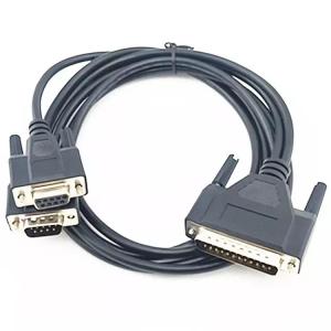 Quality DB9M To DB25M Computer Printer Cable DB25 Male To DB9 Female Extension Cable OEM ODM wholesale
