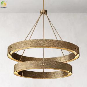 China LED Copper Modern Ring Light AC85 - 265V For Hotel / Villa on sale