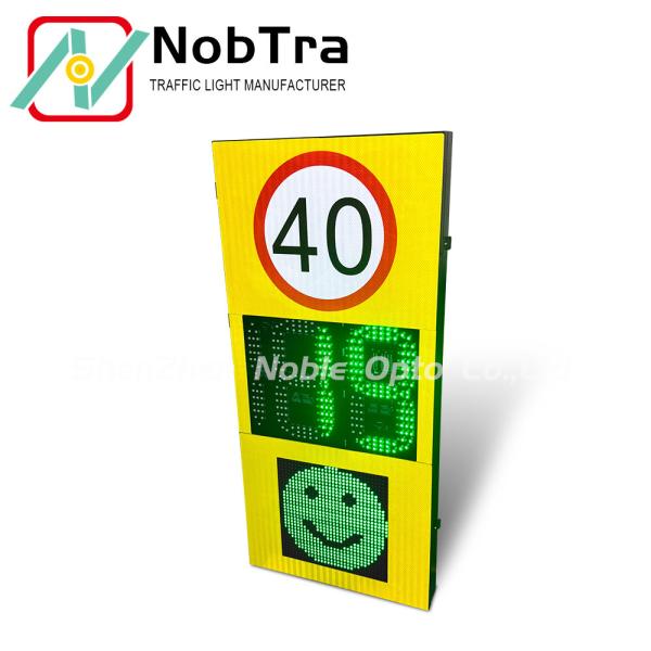Solar Powered Radar Speed Sign With LED Display Weatherproof With Data Logging