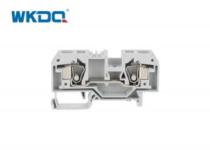Quality 284-901 Feed Through  Spring Clamp Terminal Block Connector,Spring Cage Connection For 35mm Din Mounted Grey Nylon PA66 wholesale