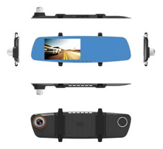 Car Dashboard Camera, Car DVR, Car Video Recorder Full HD 1080P, 5 Inch IPS LCD with Dual Lens for Front & Rear view