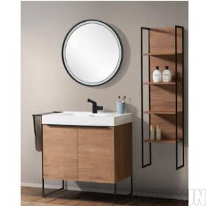 Quality Single Sink Style Metal Frame Bathroom Wash Basin Home Cabinet Hotel Home Center wholesale