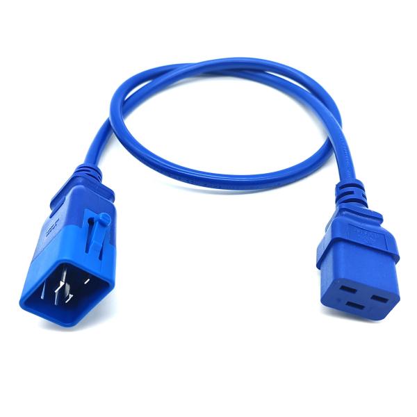 Cheap For UL Standard Custom Power Cord Extention C19 C20 Lock 16A 250V Connector for Home Appliances for sale