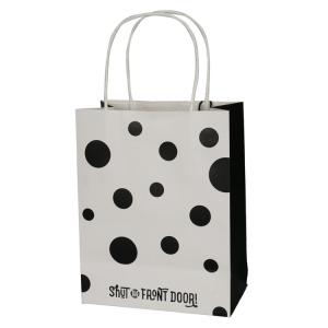 Quality Dot Design Personalized Paper Shopping Bags , Promotional Paper Bags Offset Printing wholesale