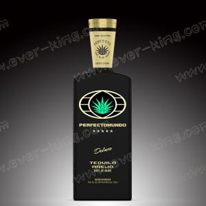 Quality Crystal White Flint 750 ML Tequila Glass Bottle wholesale