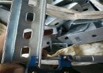 Silver Galvanized Steel Profile Solar Mounting System PV Module Components