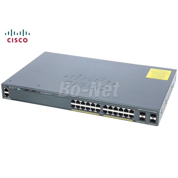 Stackable Used Cisco Switches WS-C2960X-24TS-L 2960-X 24 Port GigE 4 X 1G SFP Network Switches