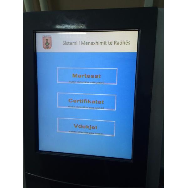 High Quality Arabic Multilingual Wireless LCD Counter Display EQMS Electronic Queue Management Systems Solution For Bank