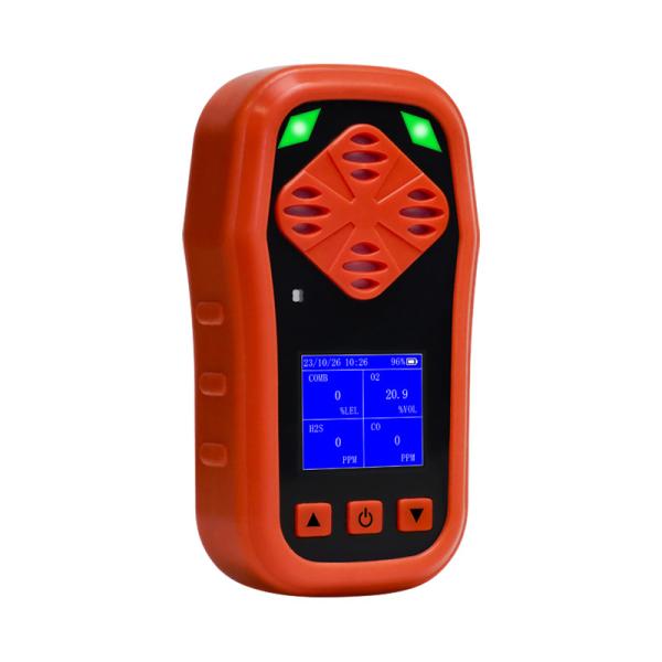 Industrial 4 Gas Monitor Multi Gas Analyzer CO H2S O2 Handheld Combustible Gas