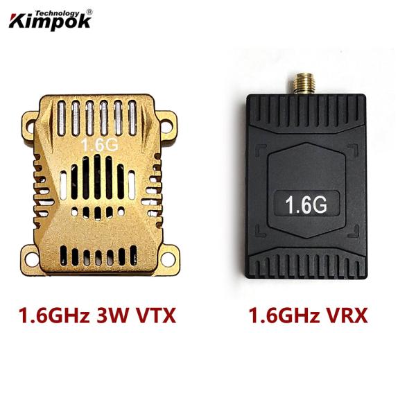 Cheap 1.6G 1.7G 1.8g FPV VTX 3W Drone Video Transmitter Receiver with IRC-Trump for sale